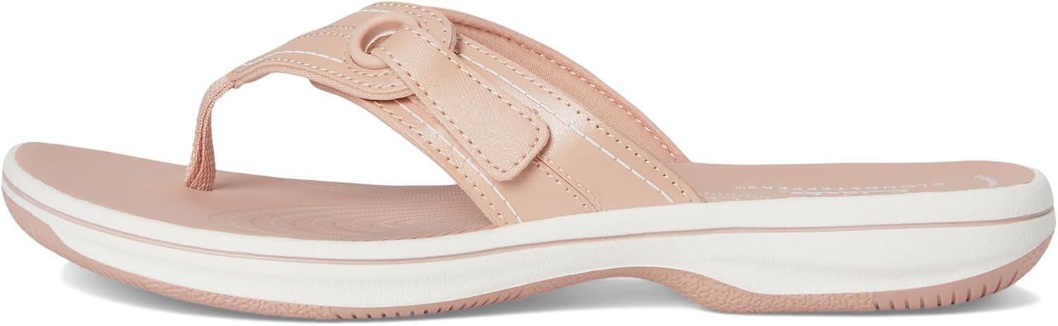 imageClarks Womens Breeze Reyna Cloudsteppers FlipFlopBlush Synthetic
