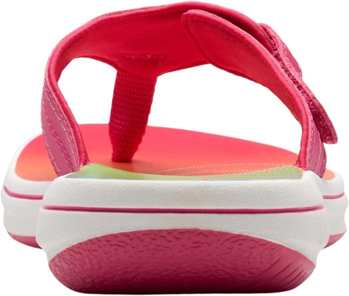 imageClarks Womens Breeze Reyna Cloudsteppers FlipFlopBright Pink Ombre Synthetic