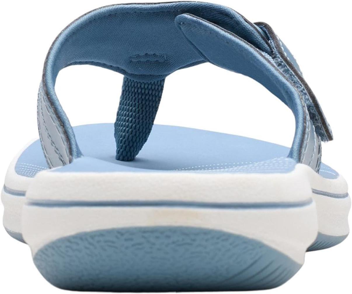 imageClarks Womens Breeze Reyna Cloudsteppers FlipFlopDenim Synthetic