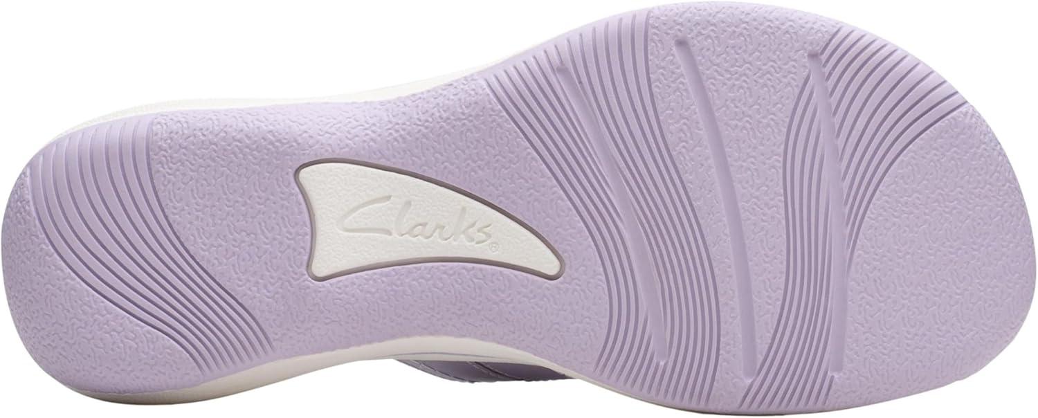 imageClarks Womens Breeze Reyna Cloudsteppers FlipFlopLavender Synthetic