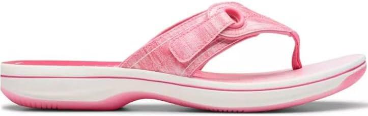 imageClarks Womens Breeze Reyna Cloudsteppers FlipFlopPink Synthetic