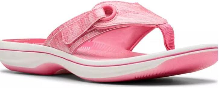 imageClarks Womens Breeze Reyna Cloudsteppers FlipFlopPink Synthetic