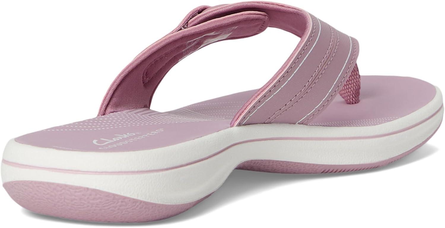 imageClarks Womens Breeze Reyna Cloudsteppers FlipFlopPurple Synthetic