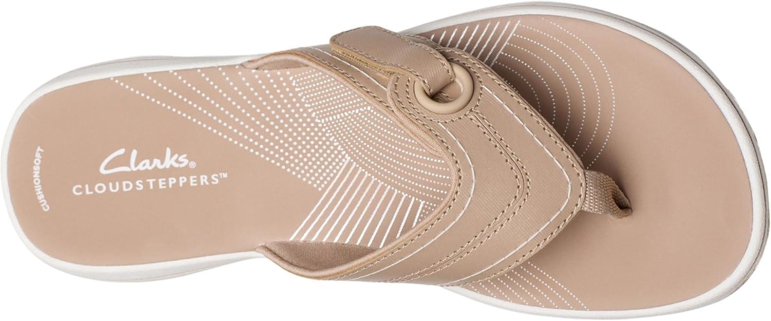 imageClarks Womens Breeze Reyna Cloudsteppers FlipFlopSand