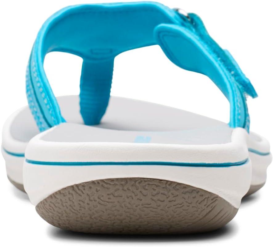 imageClarks Womens Breeze Sea FlipFlopAqua Synthetic