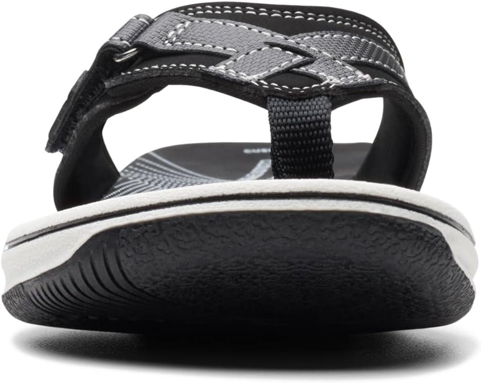 imageClarks Womens Breeze Sea FlipFlopBlack Synthetic