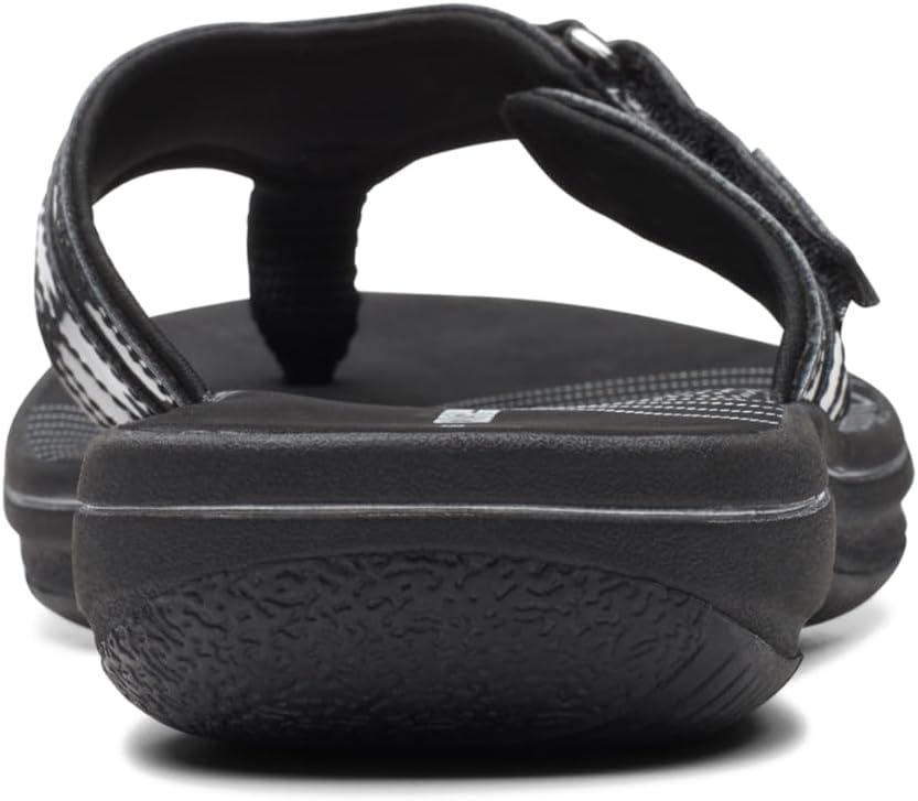 imageClarks Womens Breeze Sea FlipFlopBlack Synthetic Patent