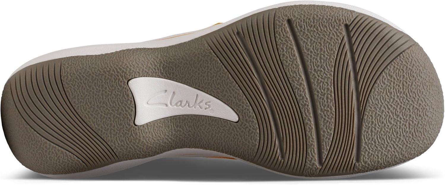 imageClarks Womens Breeze Sea FlipFlopBurnt Yellow Synthetic