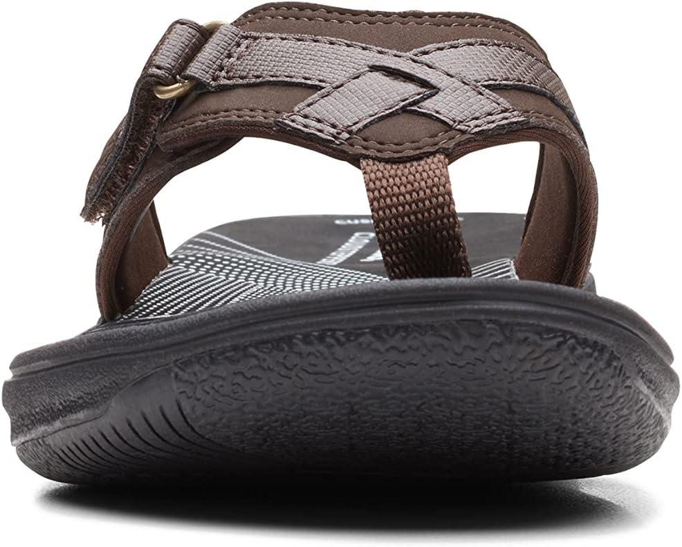 imageClarks Womens Breeze Sea FlipFlopDark BrownBlack