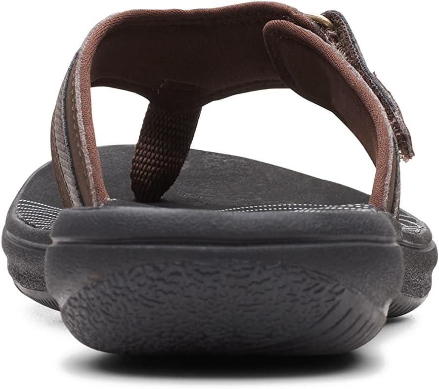 imageClarks Womens Breeze Sea FlipFlopDark BrownBlack