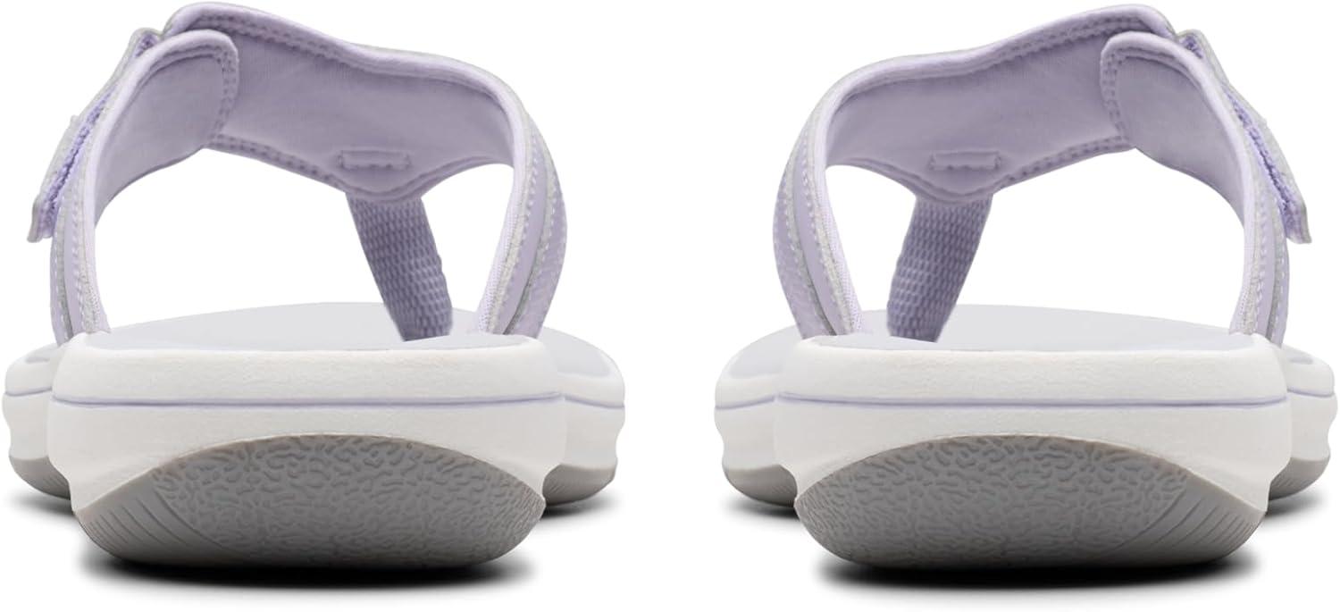 imageClarks Womens Breeze Sea FlipFlopLavender Nubuck