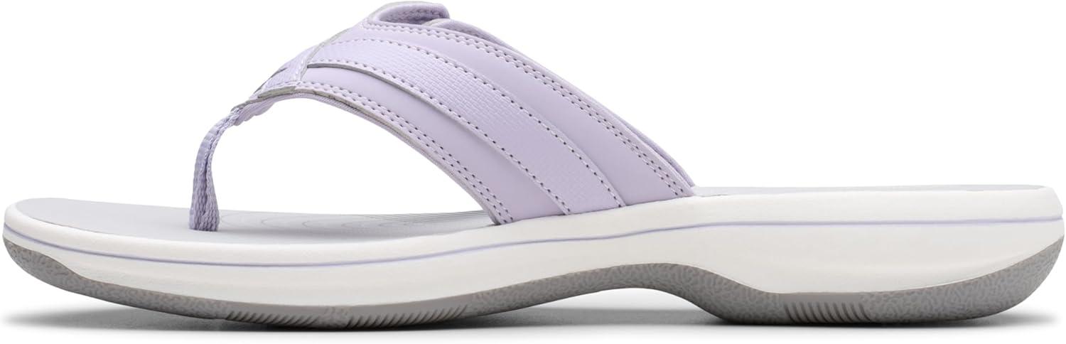 imageClarks Womens Breeze Sea FlipFlopLavender Nubuck
