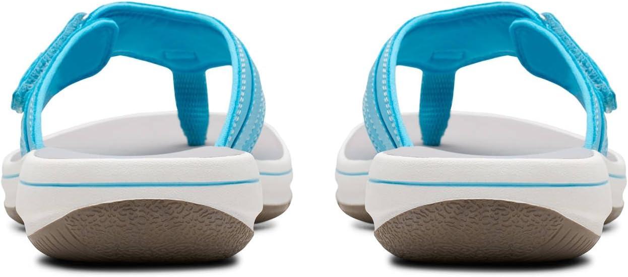 imageClarks Womens Breeze Sea FlipFlopLight Turquoise Synthetic
