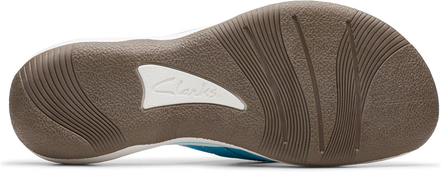 imageClarks Womens Breeze Sea FlipFlopLight Turquoise Synthetic
