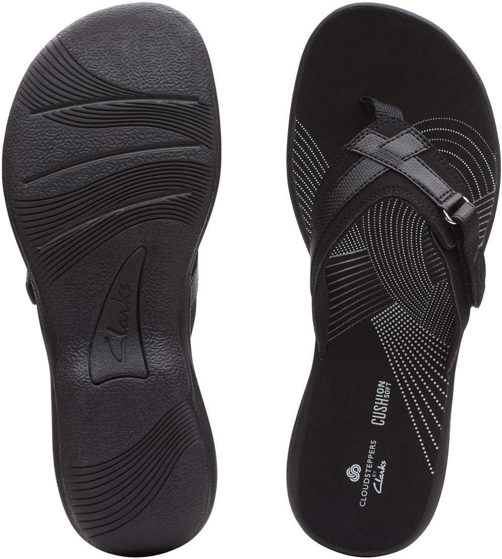 imageClarks Womens Breeze Sea FlipFlopLimited Edition Black Black