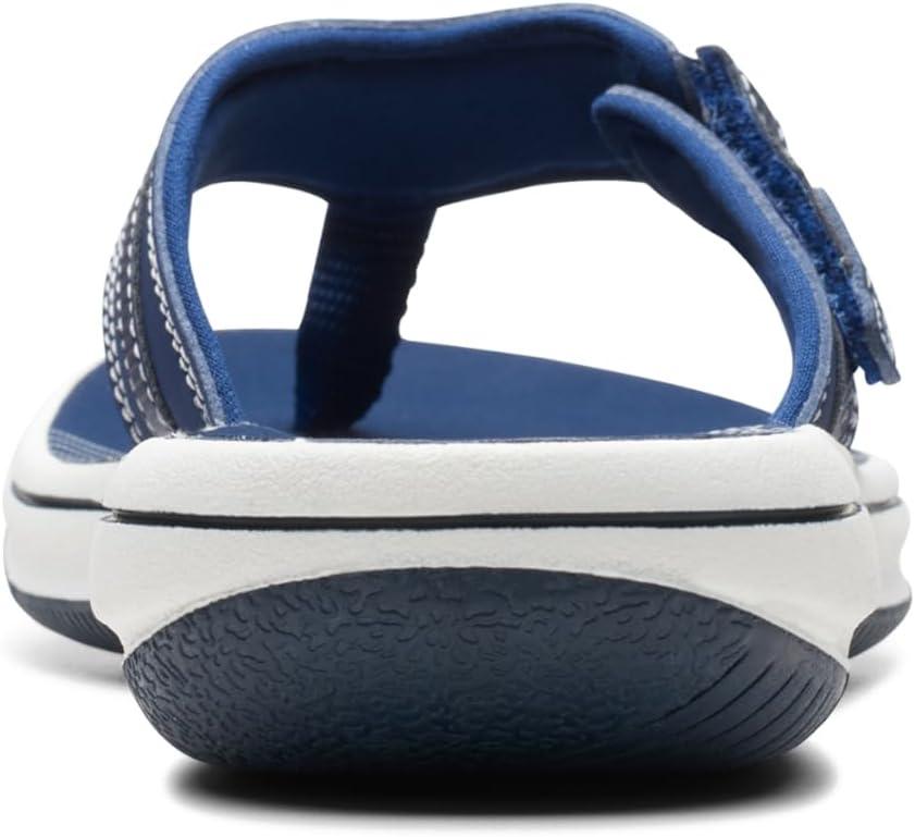 imageClarks Womens Breeze Sea FlipFlopNavy Synthetic