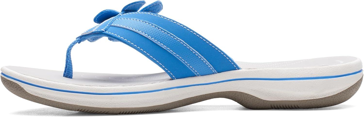 imageClarks Womens Brinkley Flora Cloudsteppers FlipFlopsBlue