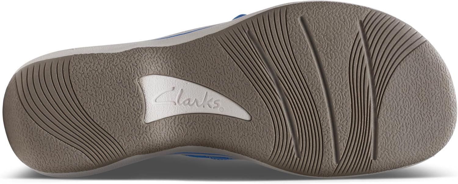 imageClarks Womens Brinkley Flora Cloudsteppers FlipFlopsBlue