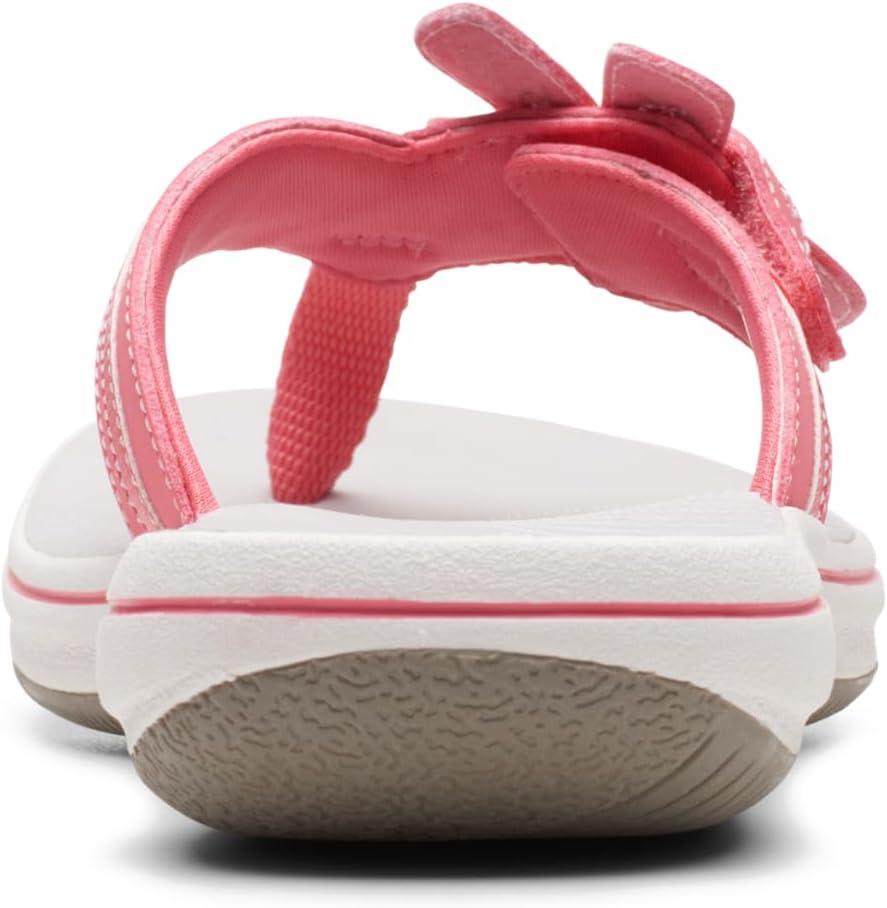 imageClarks Womens Brinkley Flora Cloudsteppers FlipFlopsBright Coral Synthetic