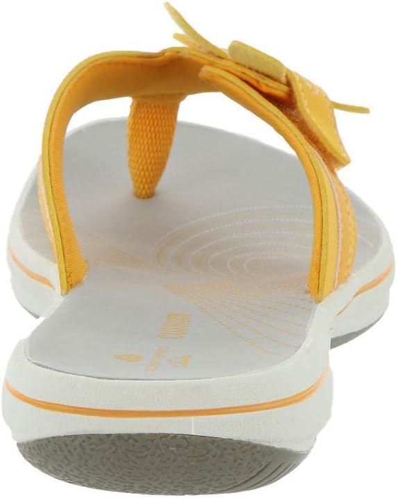 imageClarks Womens Brinkley Flora Cloudsteppers FlipFlopsYellow