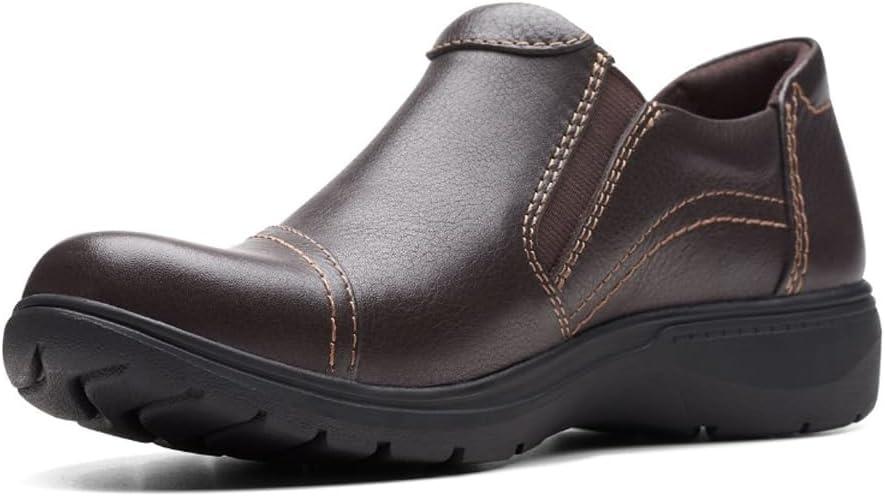 imageClarks Womens Carleigh RayDark Brown Leather