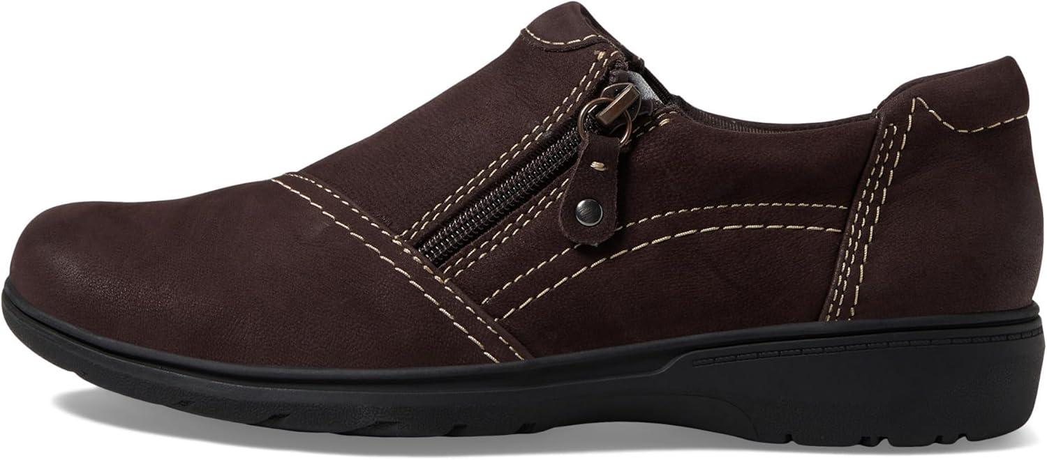 imageClarks Womens Carleigh RayDark Brown Nubuck