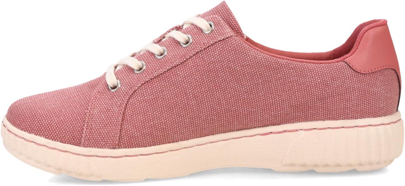 imageClarks Womens Caroline Echo Canvas Side Zip Fashion SneakerDusty Rose