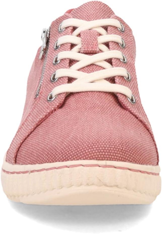 imageClarks Womens Caroline Echo Canvas Side Zip Fashion SneakerDusty Rose