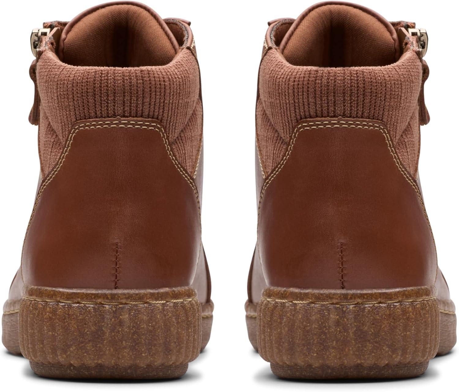 imageClarks Womens Caroline Park Ankle BootTan Combi