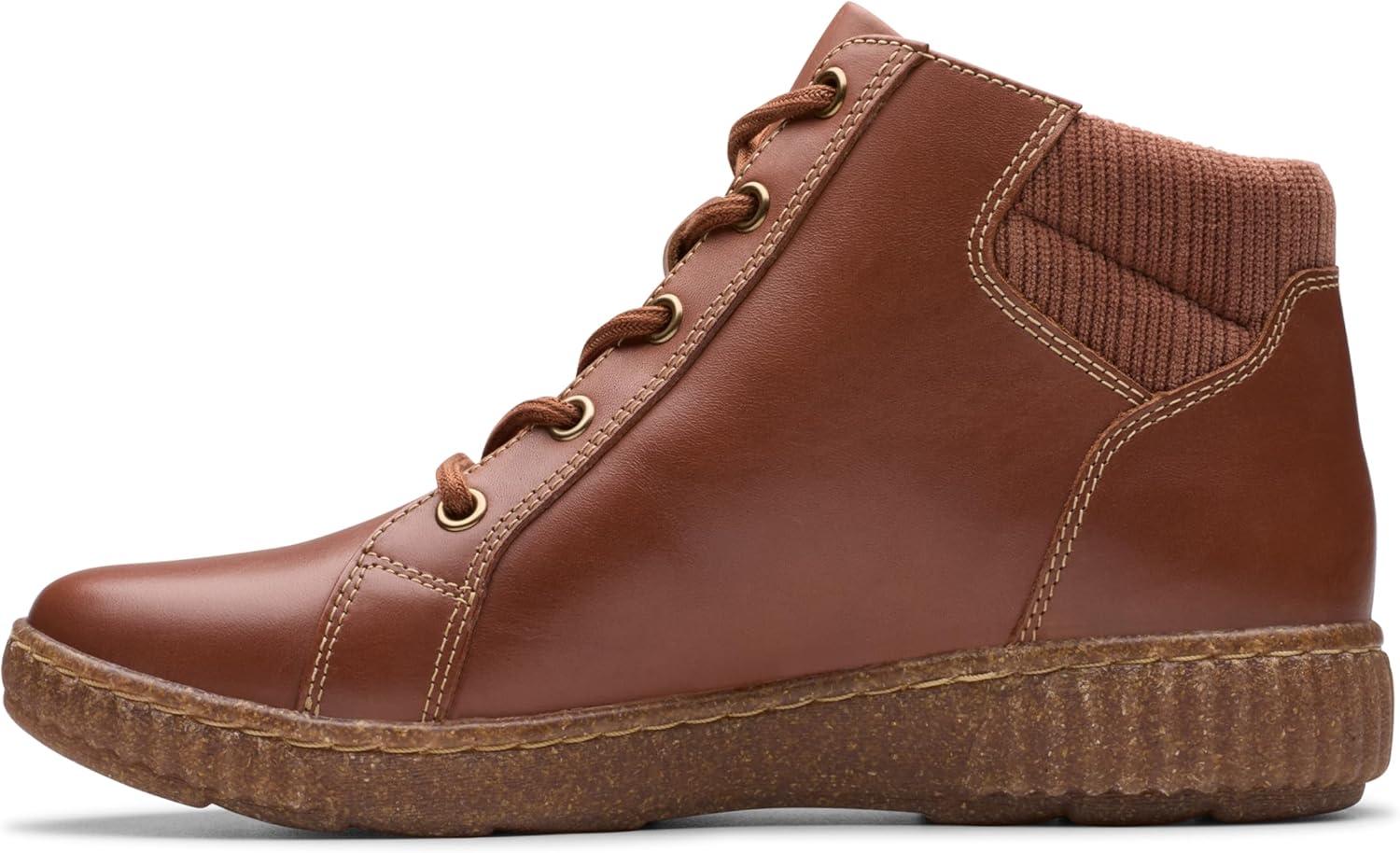 imageClarks Womens Caroline Park Ankle BootTan Combi