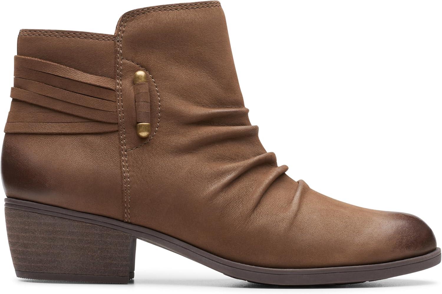 imageClarks Womens Charlten Rosa LoafersMushroom Nubuck