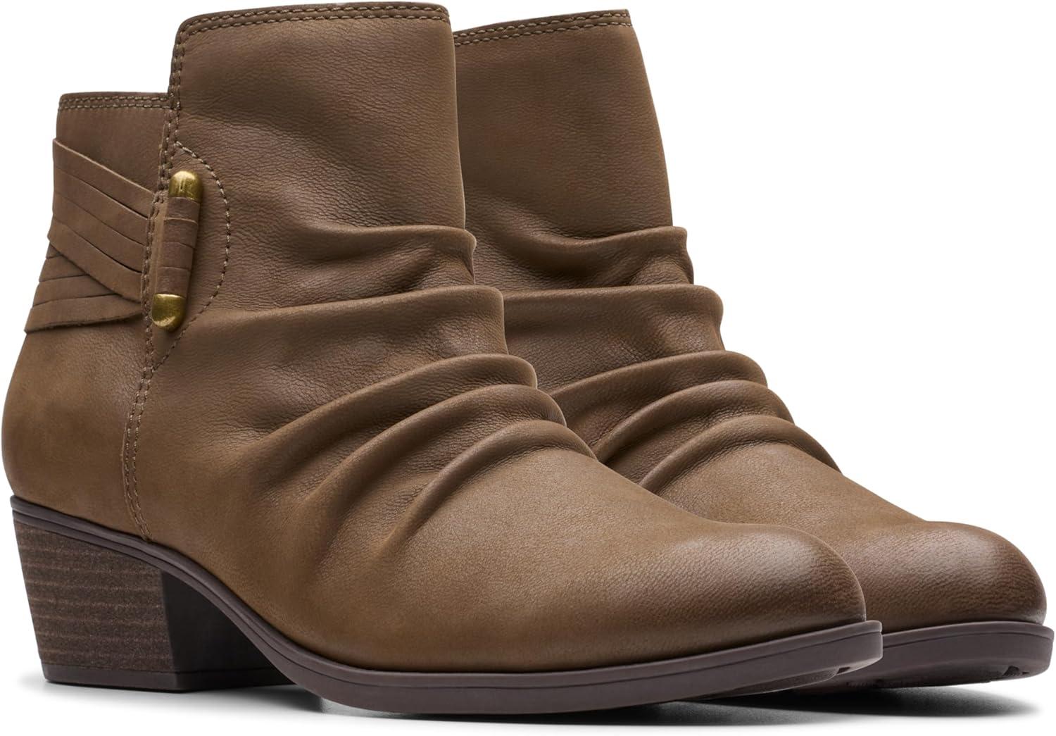 imageClarks Womens Charlten Rosa LoafersMushroom Nubuck