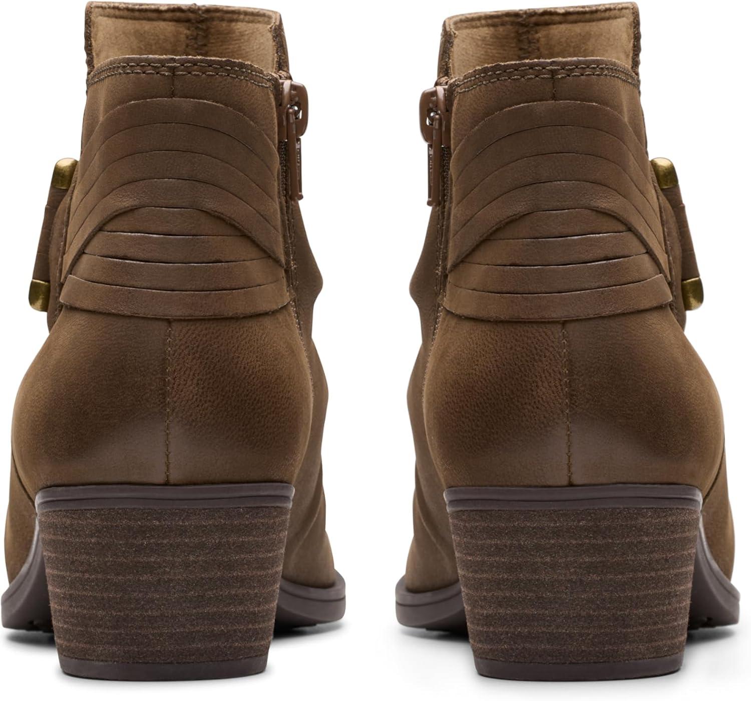 imageClarks Womens Charlten Rosa LoafersMushroom Nubuck