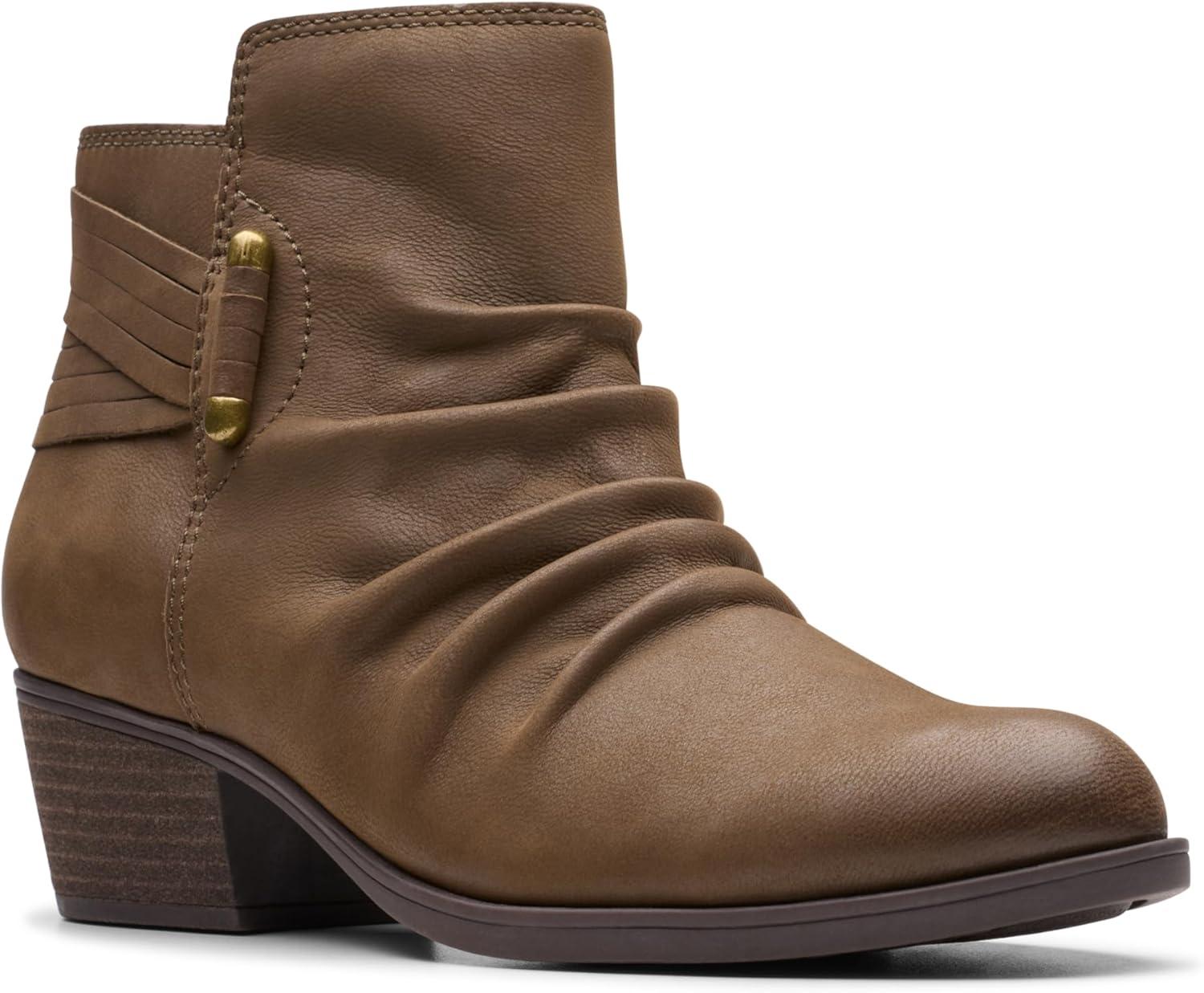 imageClarks Womens Charlten Rosa LoafersMushroom Nubuck