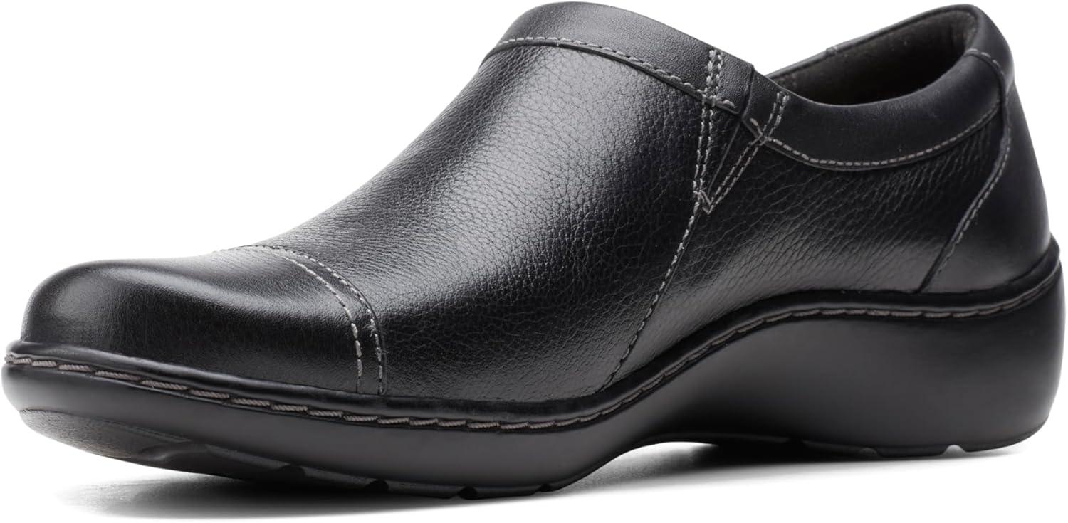 imageClarks Womens Cora GinyBlack Tumbled