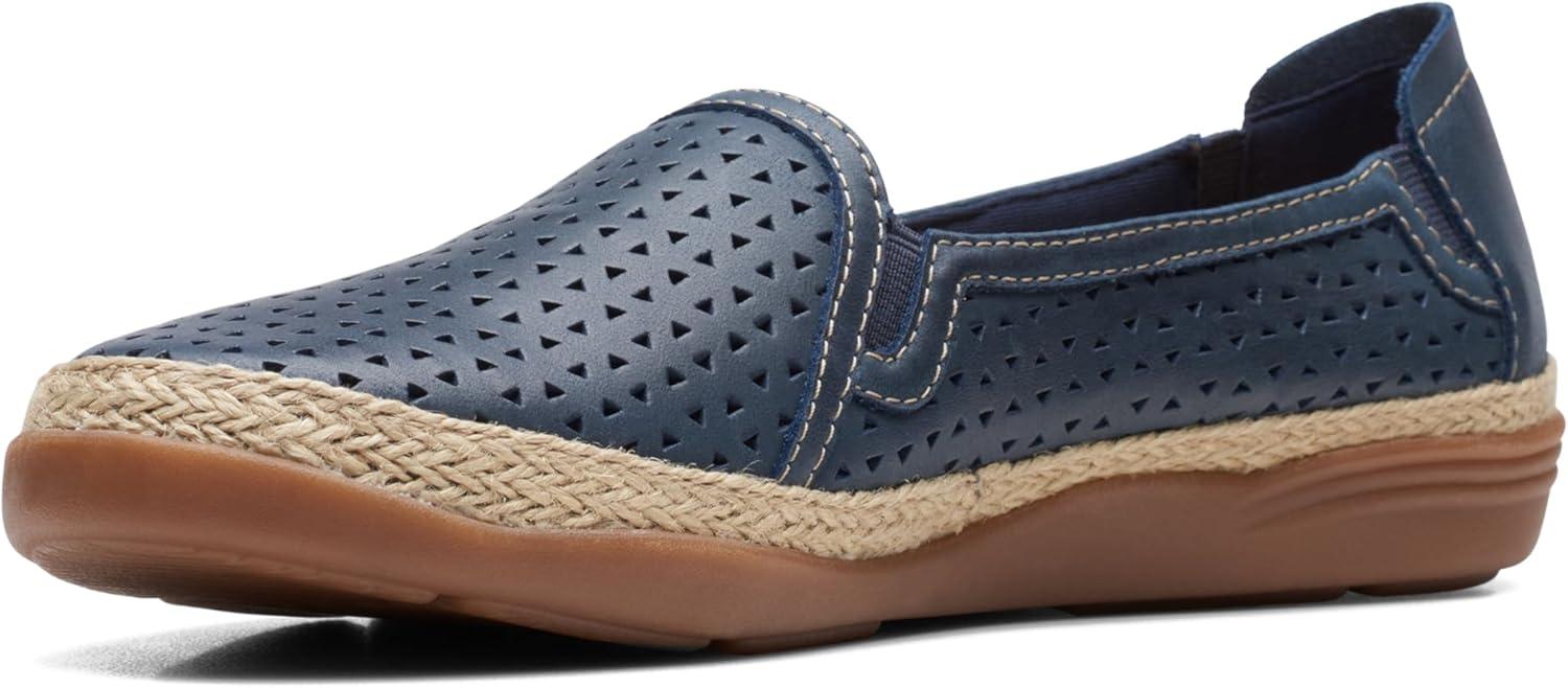 imageClarks Womens Elaina Ruby LoafersNavy Leather