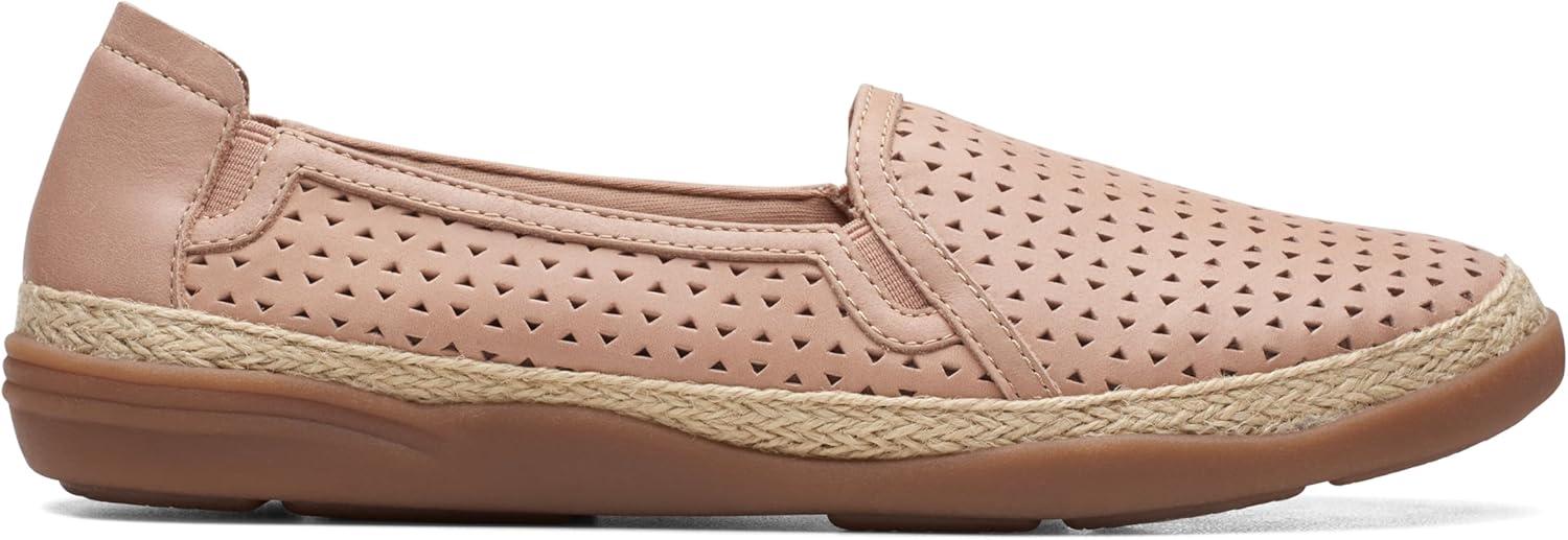 imageClarks Womens Elaina Ruby LoafersWarm Beige Leather