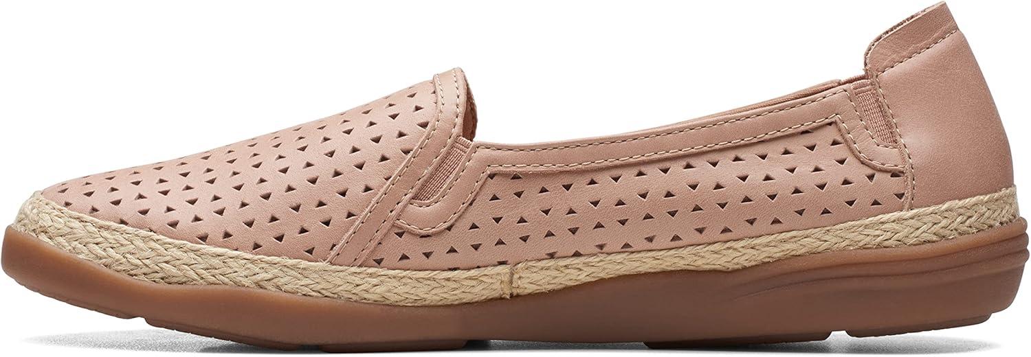 imageClarks Womens Elaina Ruby LoafersWarm Beige Leather