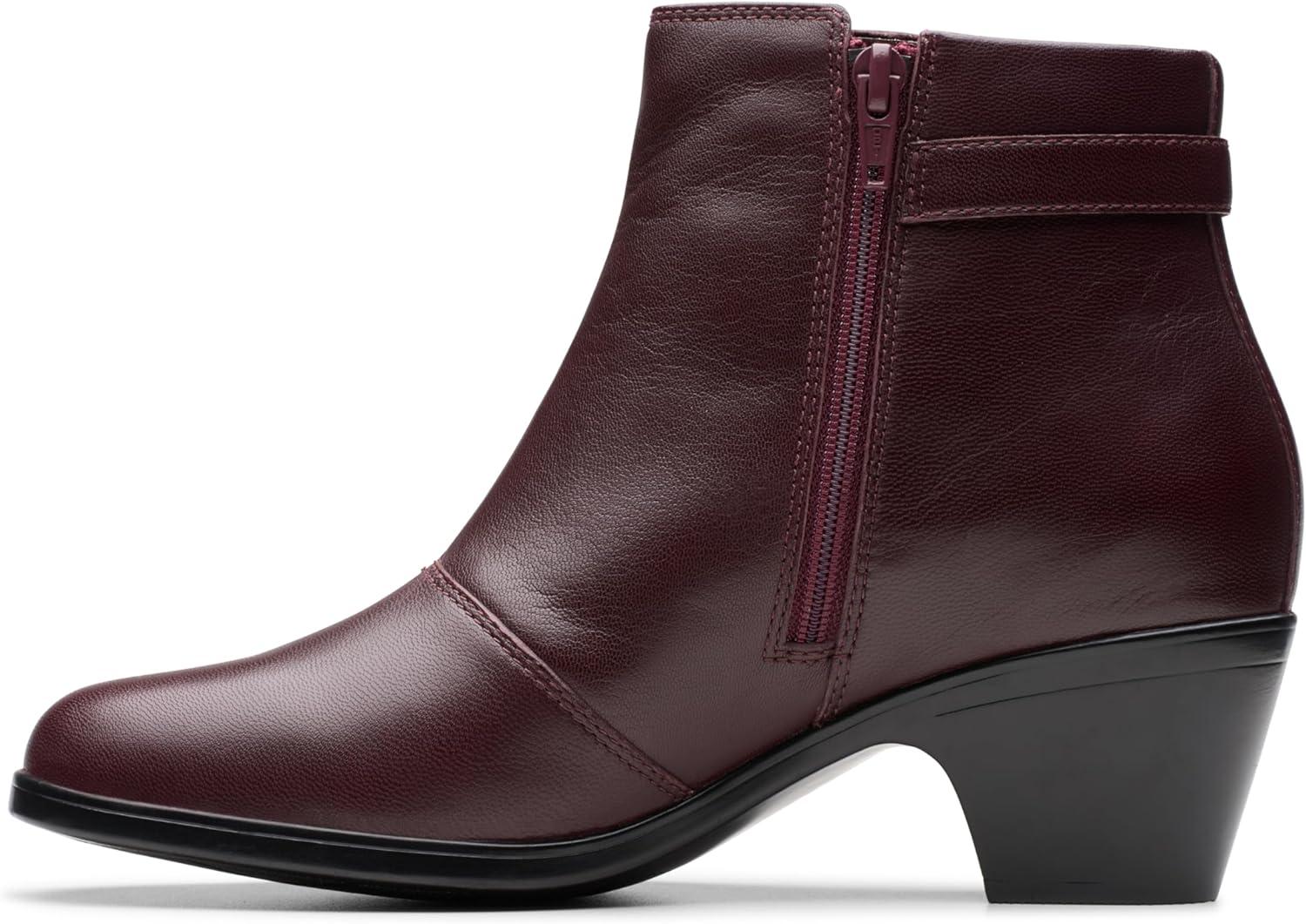 imageClarks Womens Emily2 Belle BootsWine Leather