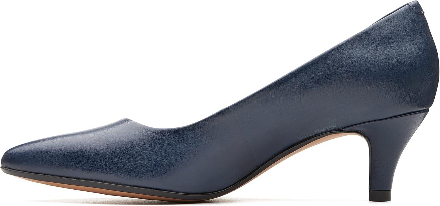 imageClarks Womens Linvale Jerica PumpNavy Leather