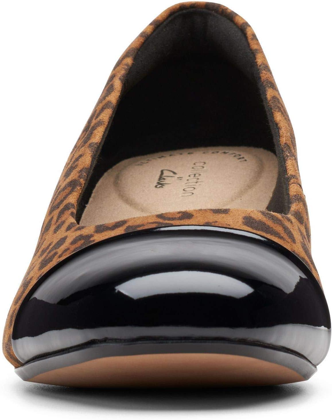 imageClarks Womens Marilyn SaraDark Tan Leopard Suede