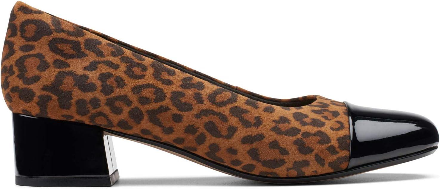 imageClarks Womens Marilyn SaraDark Tan Leopard Suede