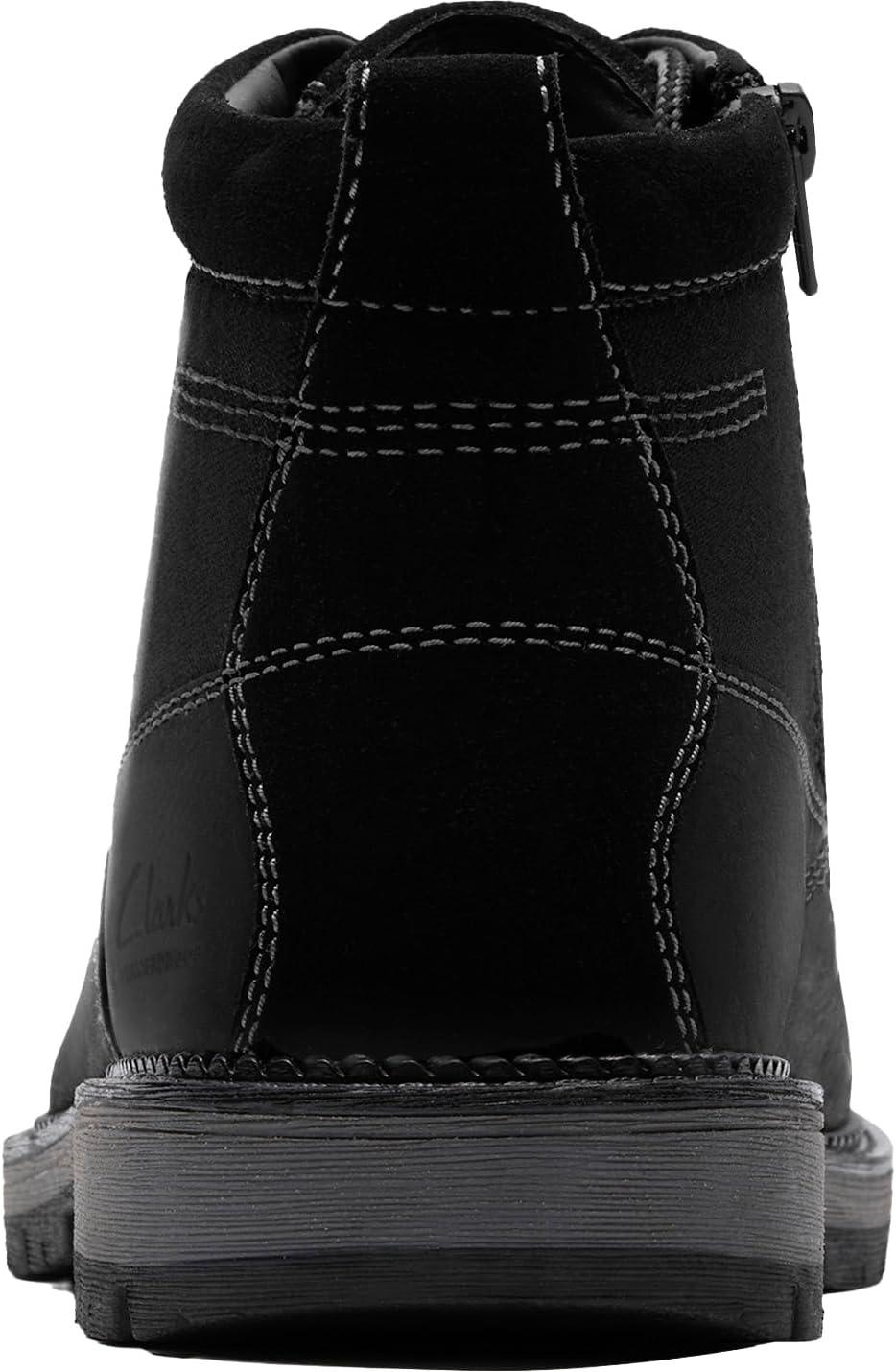 imageClarks mens Maplewalk RiseBlack Leather