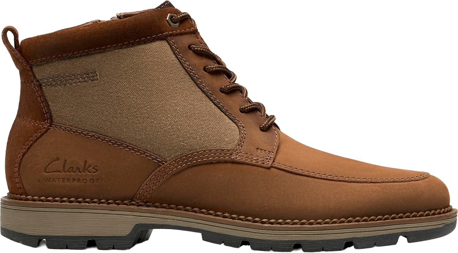 imageClarks mens Maplewalk RiseDark Tan Leather
