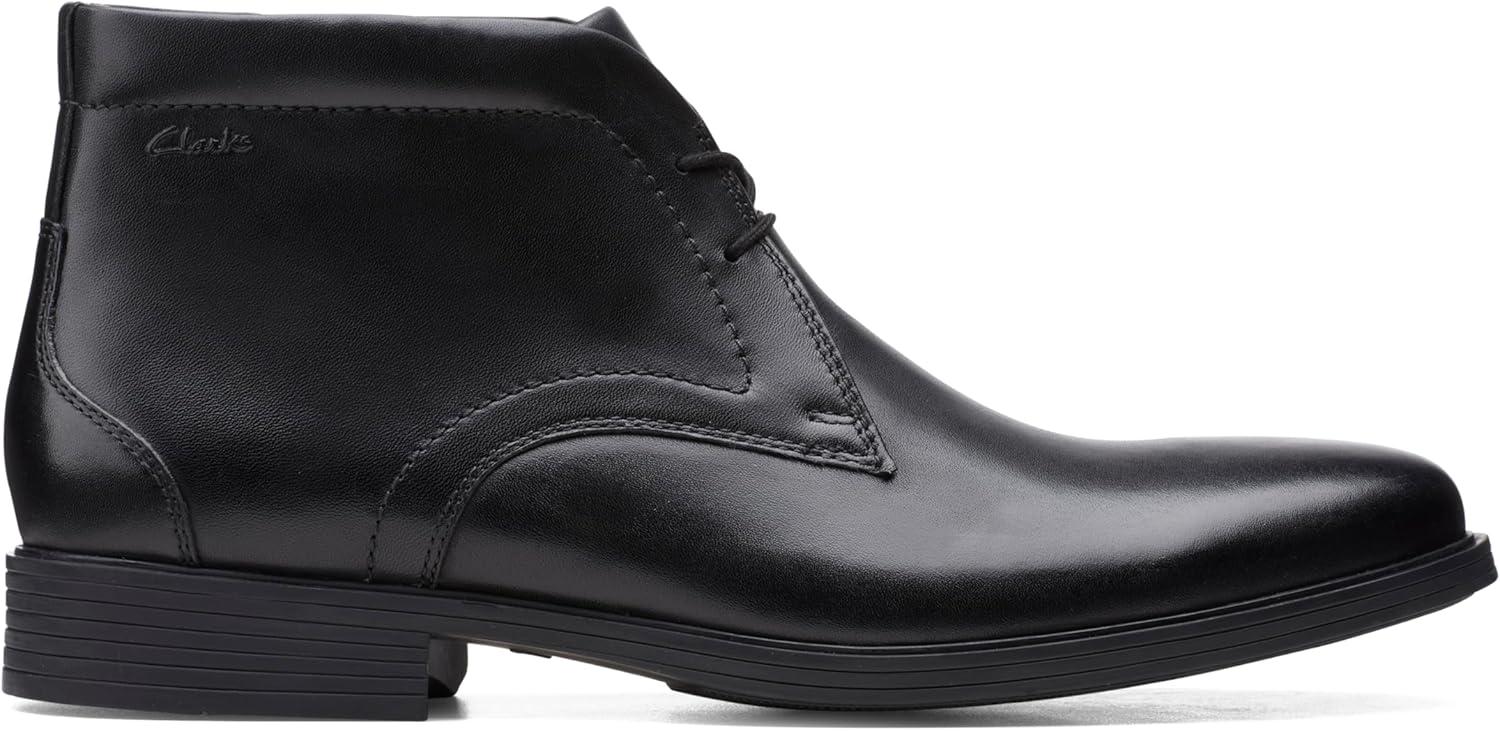 imageClarks mens Whiddon MidBlack Leather
