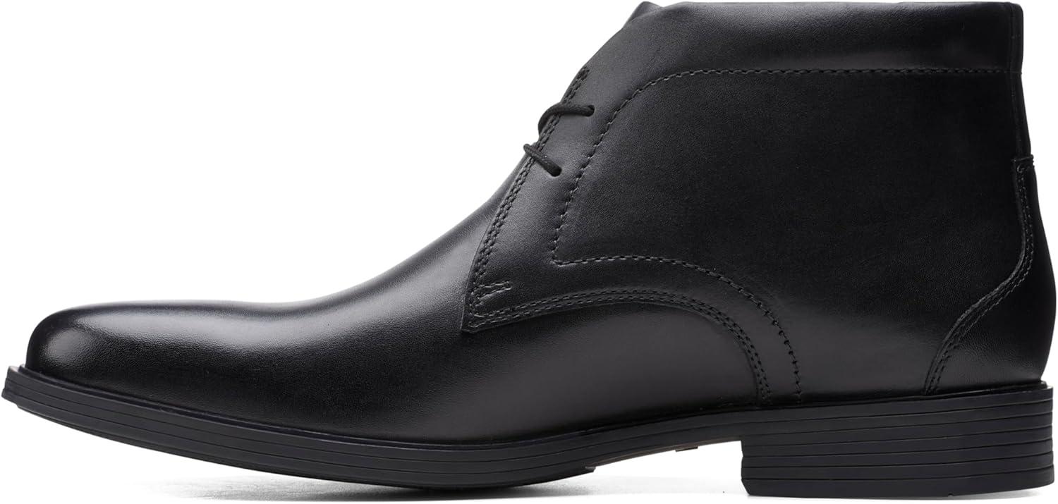 imageClarks mens Whiddon MidBlack Leather