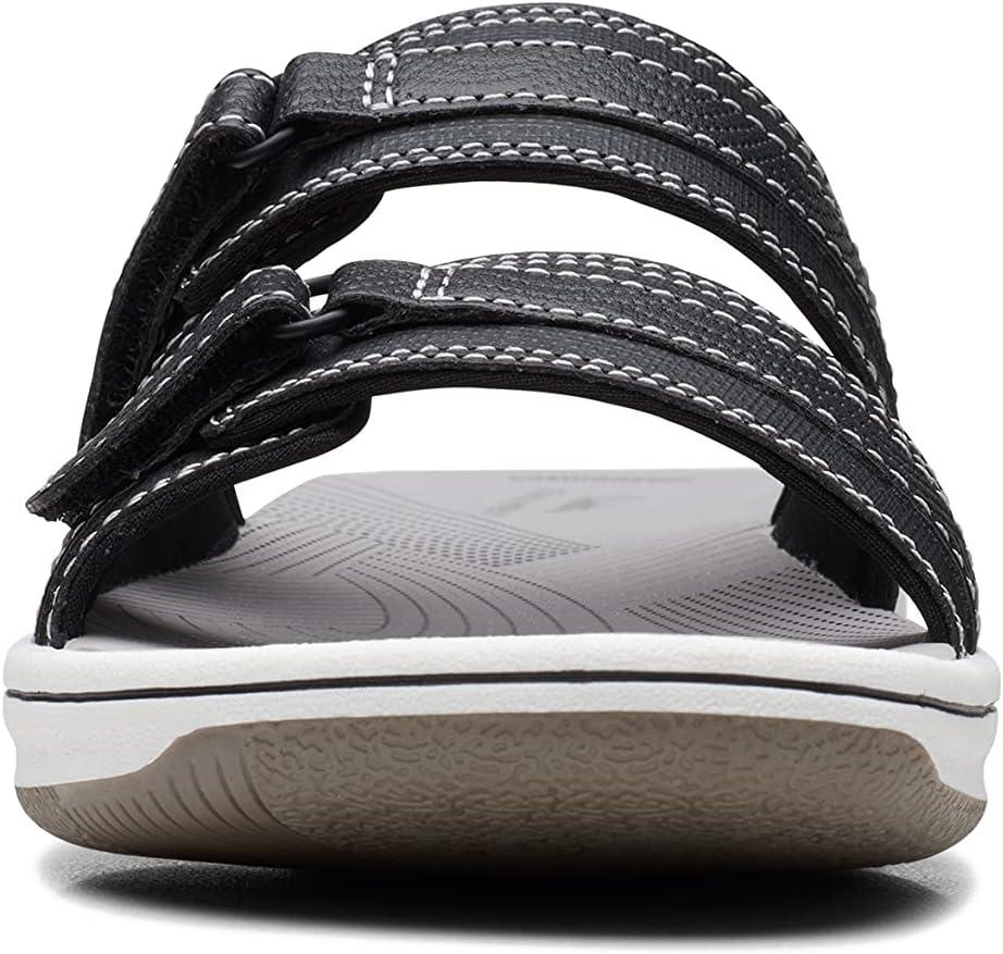 imageClarks womens Breeze PiperSlide SandalBlack