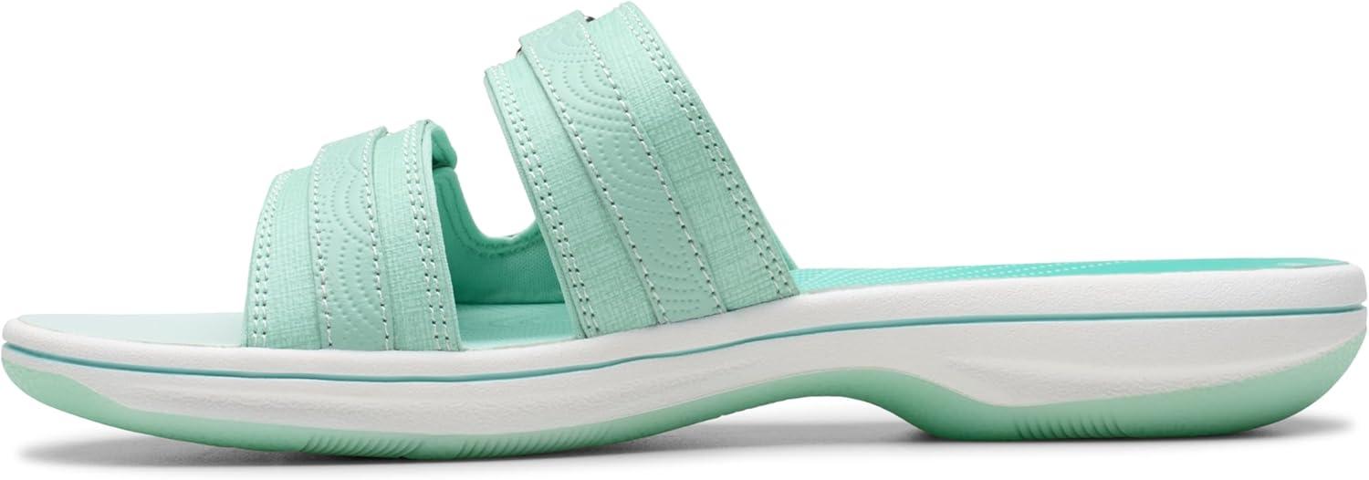 imageClarks womens Breeze PiperSlide SandalTurquoise