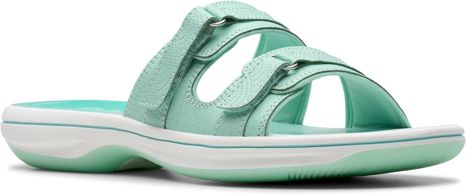 imageClarks womens Breeze PiperSlide SandalTurquoise