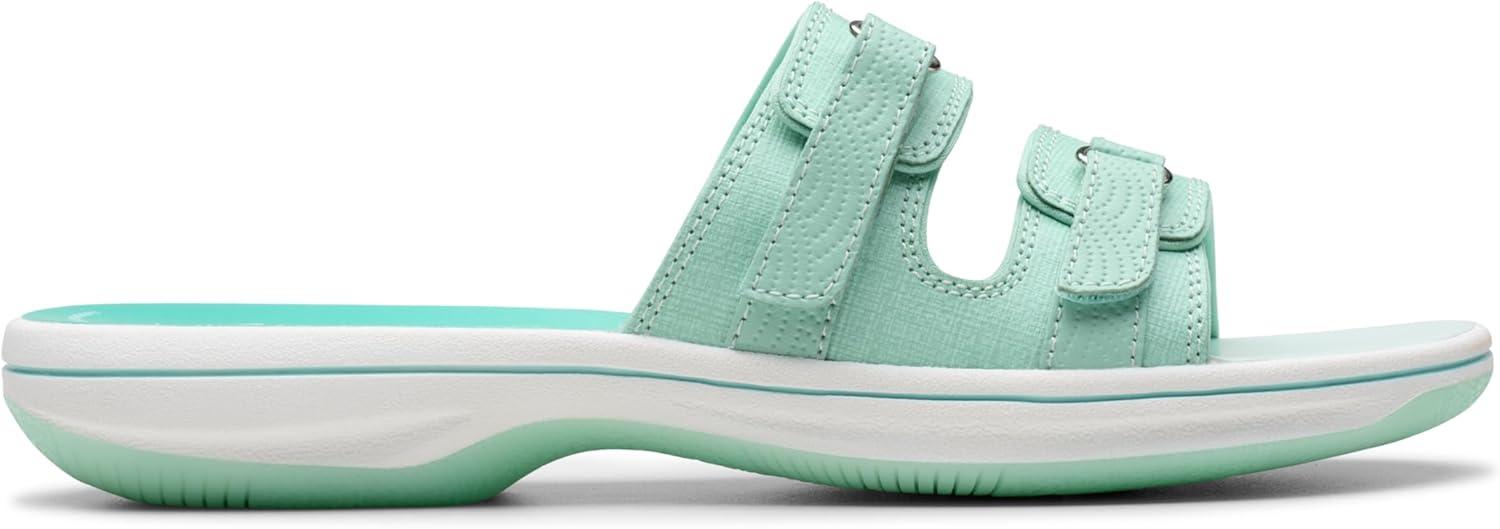 imageClarks womens Breeze PiperSlide SandalTurquoise